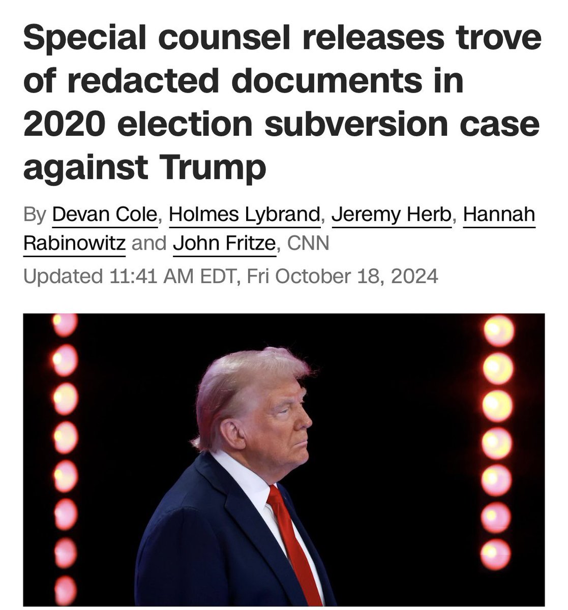 glennkirschner2's tweet photo. Massive redactions suggest massive ongoing investigations. Recall: Watergate produced 69 indictments and 48 convictions. And Watergate was like a shoplifting offense as compared to the crimes of Trump &amp; his criminal associates. Jack Smith's just getting warmed up. #BJM https://t.co/eooANj41K5