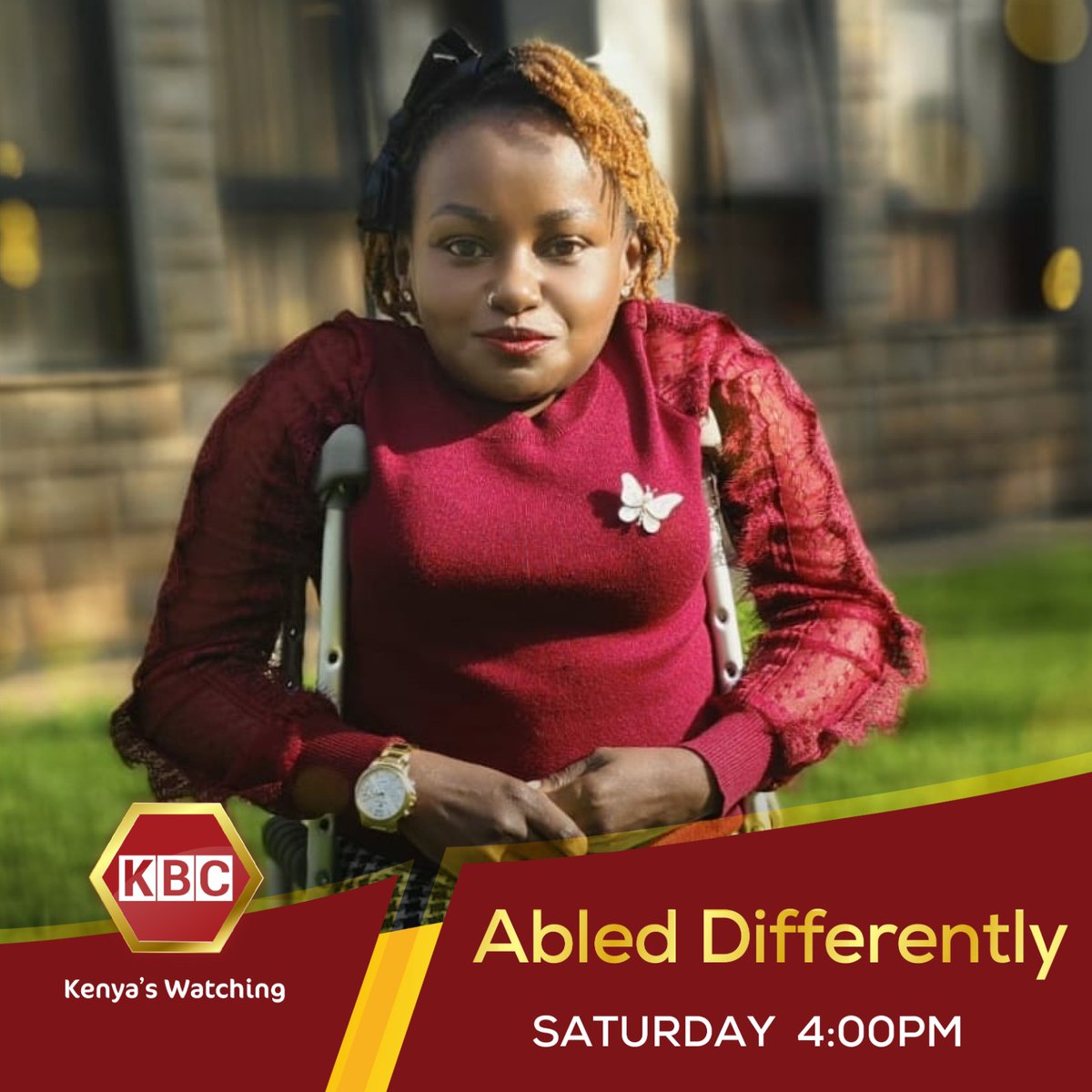 KBCChannel1's tweet photo. Tune in at 4PM to watch uplifting and inspiring stories only on #AbledDifferently.
#KBCniYetu ^RO https://t.co/QwfrzIKRXc