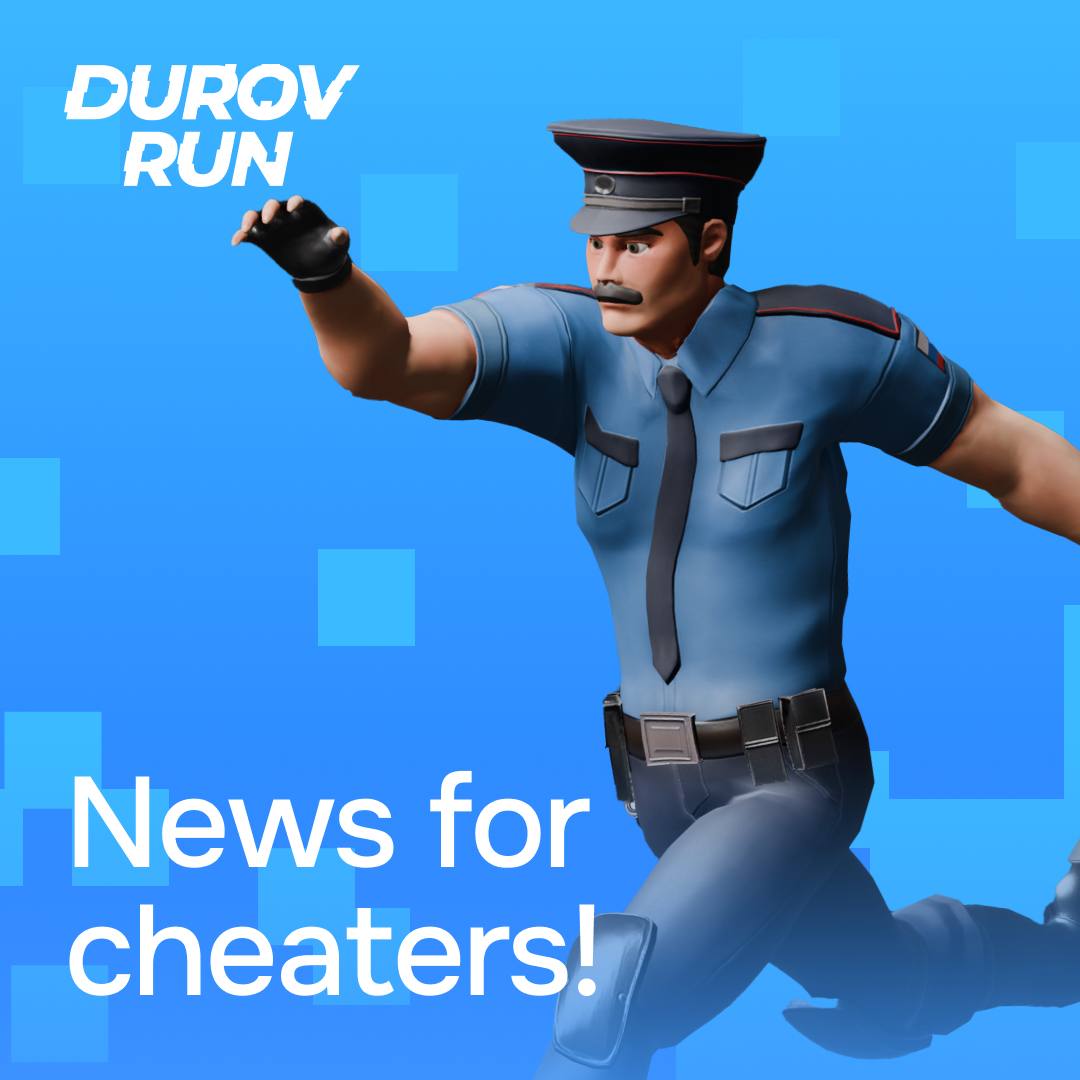 DurovRun's tweet photo. I've been informed that some players are using scripts and other tricks to gain an advantage.

I must inform you that we will ban such activity without question. This way, honest players won't be outplayed through unfair tactics.

More info https://t.co/3OpIMmpqgA https://t.co/QU8L4ZOHgi