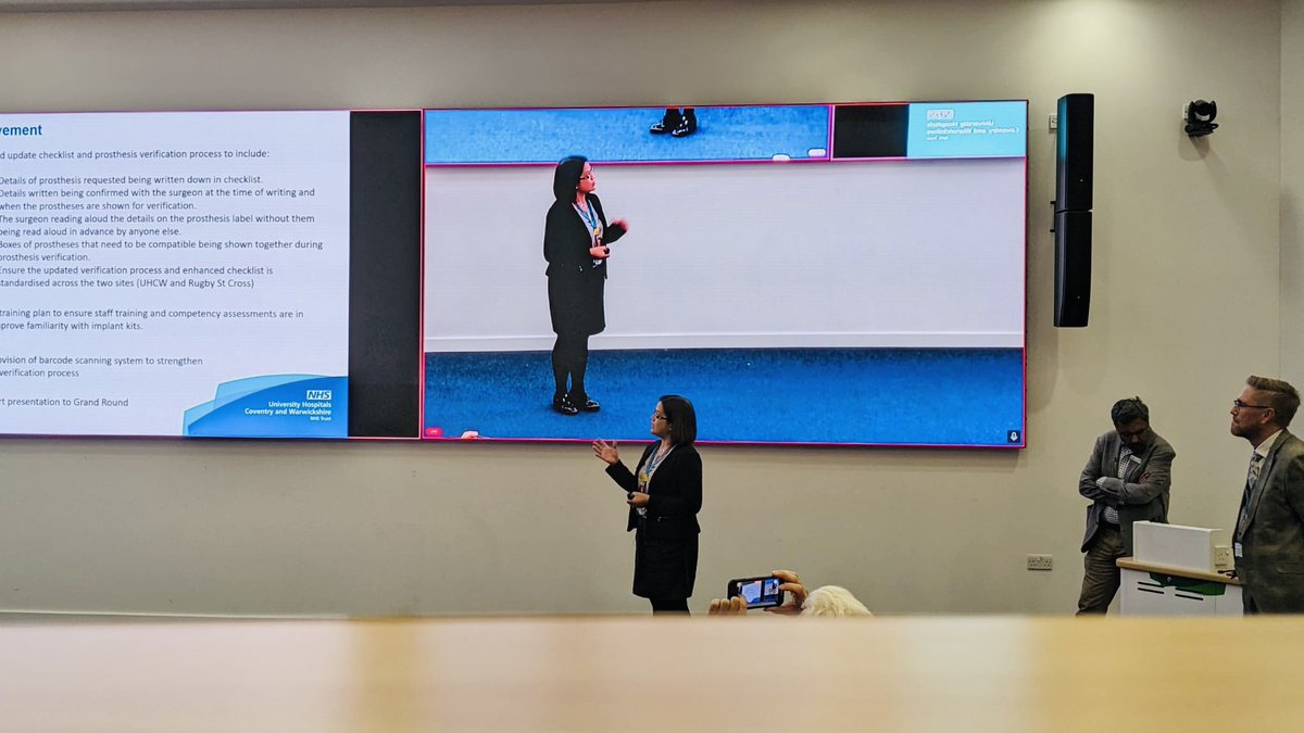 I feel immensely proud to have shared the stage with our DCMO and ADQ today to share the learning from our PSII Never Event report. “It was an excellent example of SEIPS being used to support PSIRF” - and that feedback made my day 💕