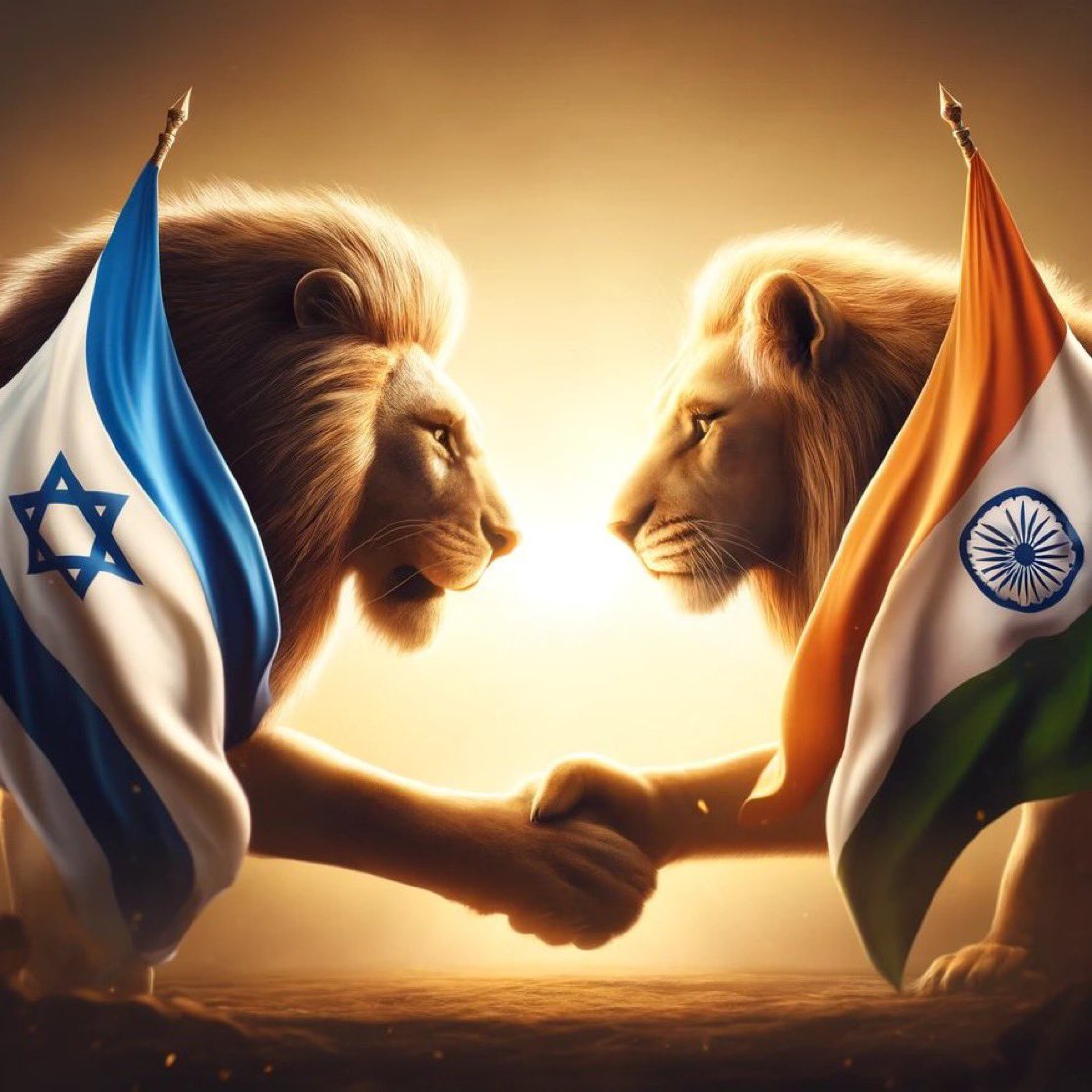 VividProwess's tweet photo. 1.2 billion Hindus proudly stand with Israel.  🇮🇳❤️ 🇮🇱 https://t.co/uePoON3GN4
