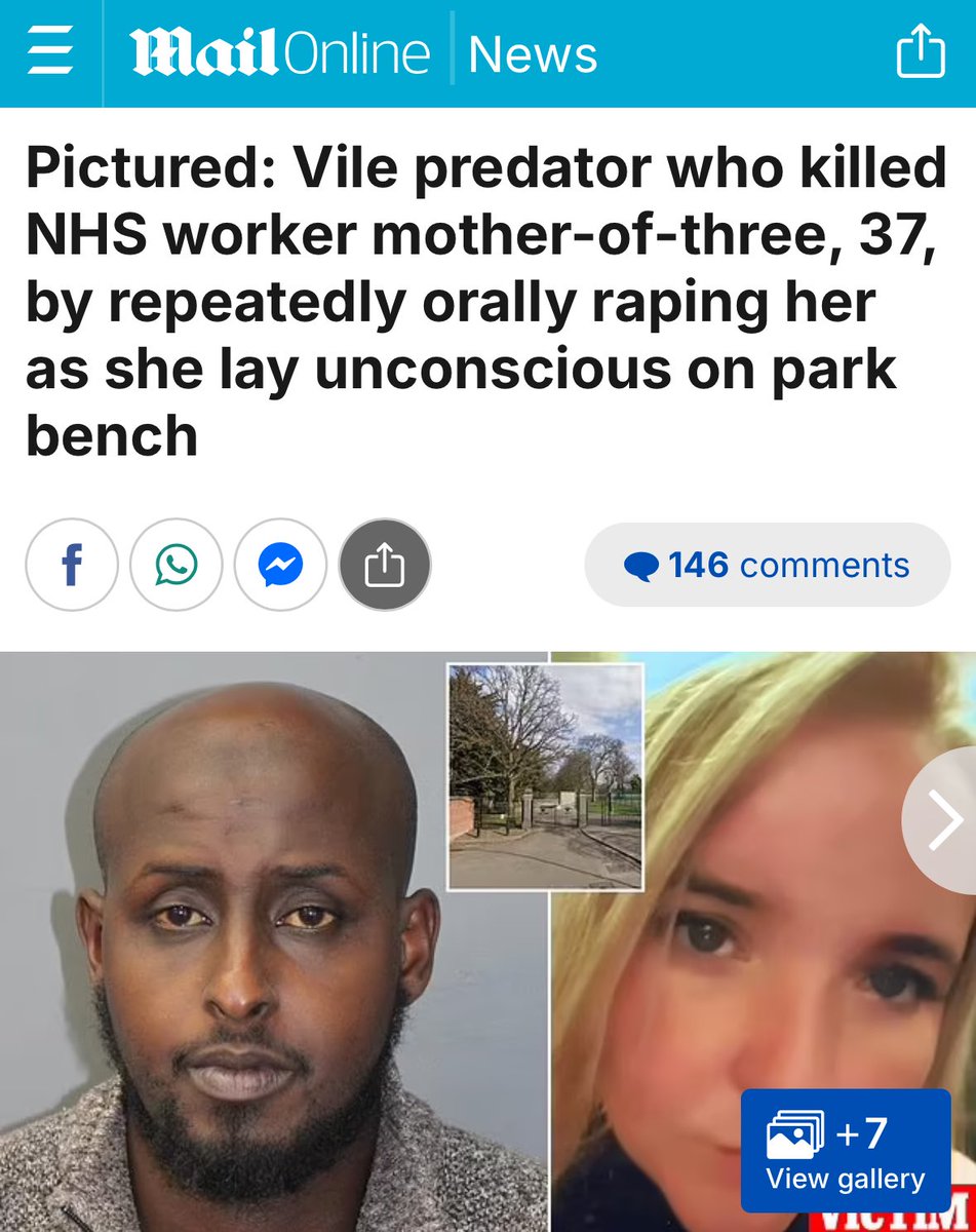 EvaVlaar's tweet photo. This monster, Mohamed Lidow, is apparently a homeless Somali immigrant. Under UK law the “best case scenario” would be that he gets prison for life, but that means UK citizens will be paying taxes to keep him alive. He should be deported and serve his time where he came from. https://t.co/ezbkGPXEy6