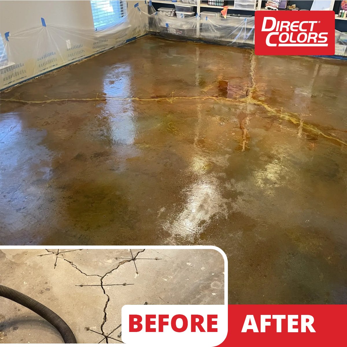 Want to give your home a breezy coastal vibe? The Sea Grass Concrete Stain is your answer! Check out our gallery for stunning transformations that will inspire you to refresh your space. 

🔗 directcolors.com/diy/sea-grass-…

#BeachVibes #ConcreteDesign #SeaGrassStain #HomeDecor