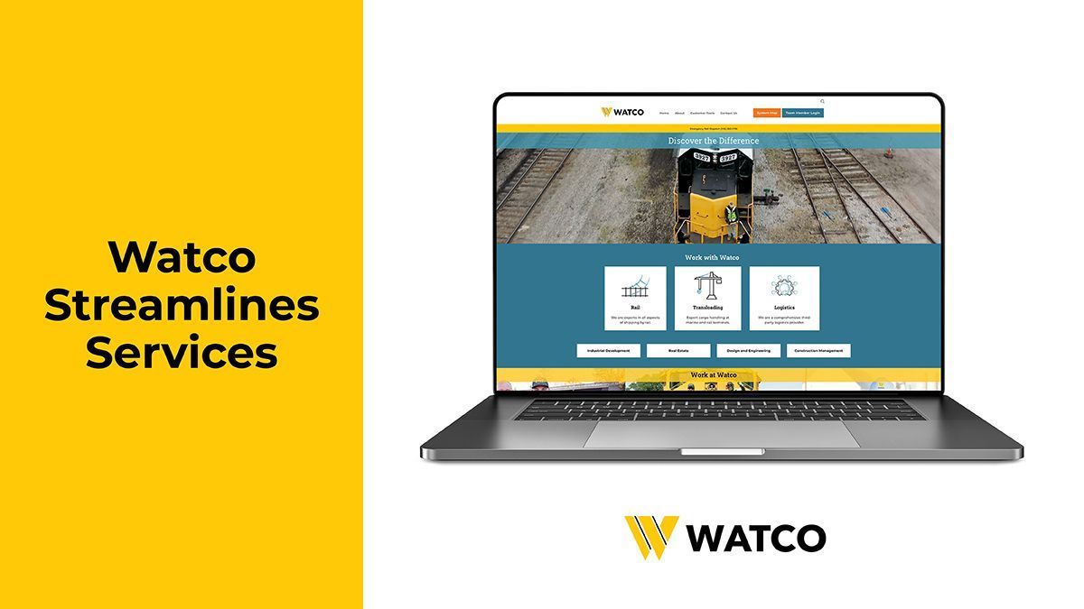 WatcoRail's tweet photo. At Watco, we’re always looking for ways to better serve our customers. That’s why we recently streamlined our core service offerings to #rail, #transloading, and #logistics.  https://t.co/TuWAh0gyzC https://t.co/8XE1RnhH1T