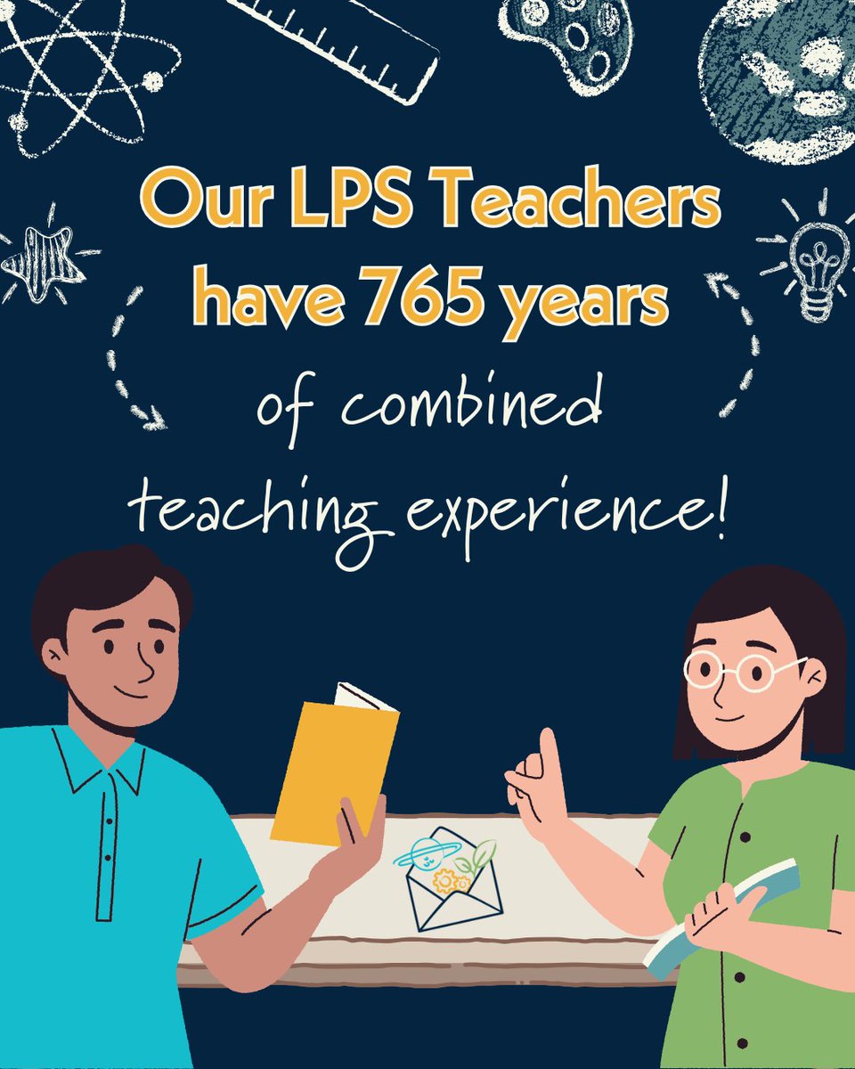 LettersPreSci's tweet image. 🌟Program Update! We're thrilled to share that our teachers at LPS have a combined 765 years of experience! They teach 5th-12th grade STEM subjects across 15 states and the US Virgin Islands. We're grateful for this talented community! 💡 #STEMteachers