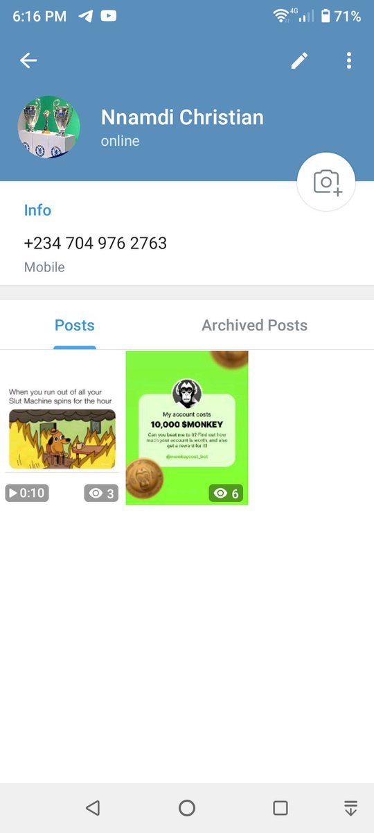 Otuucheb's tweet photo. @Irunnia_ Good Evening sir, please add me to the new Telegram group you created last week, i opened 1xBET account with your promo code "LUCKY1X1" please sir https://t.co/lr7ynKxgEO