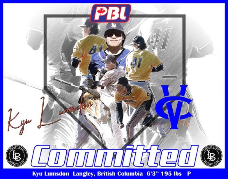 Kyu Lumsdon (@kyulumsdon) on Twitter photo I would like to announce my commitment to further my academic and athletic journey at Vernon College. I want to thank my family, coaches, and teammates for their continuous support in getting me to where I am today.
<a href="/Langleyblaze/">Langley Blaze π¨π¦</a> <a href="/jamesbod/">Jamie Bodaly</a> <a href="/Vernon_Baseball/">Vernon College Baseball</a> <a href="/Wyatt_Moore25/">Wyatt Moore</a> I would like to announce my commitment to further my academic and athletic journey at Vernon College. I want to thank my family, coaches, and teammates for their continuous support in getting me to where I am today.
<a href="/Langleyblaze/">Langley Blaze π¨π¦</a> <a href="/jamesbod/">Jamie Bodaly</a> <a href="/Vernon_Baseball/">Vernon College Baseball</a> <a href="/Wyatt_Moore25/">Wyatt Moore</a>