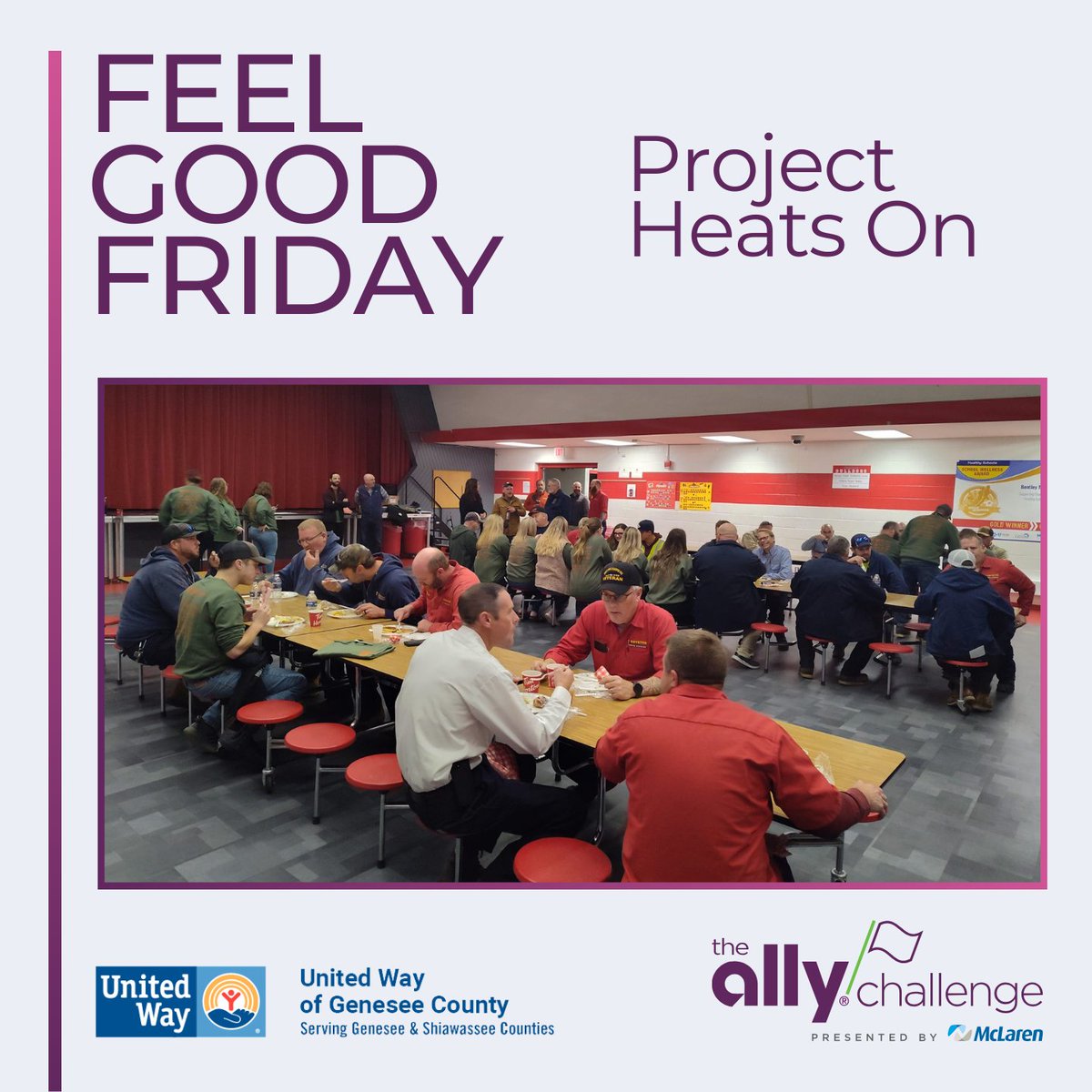 We enjoy supporting Project Heats On since its launch in 2009! 

It has provided services to nearly 800 homes with collaboration effort of many area companies, applicants are supported by the City of Burton! 

Learn More ➡️ bit.ly/AllyFGF