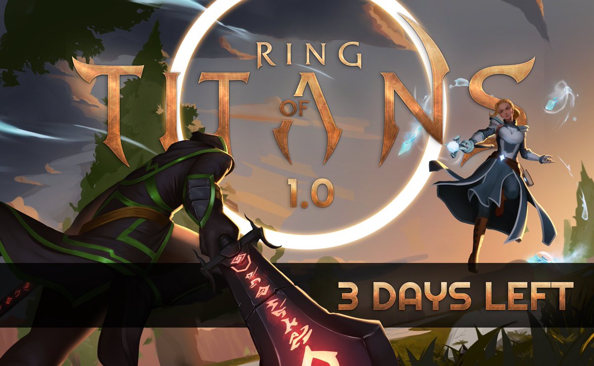 In case you missed it, Ring of Titans 1.0 will include 4 new General talents, allowing you to choose different crowd control types to reduce duration in - and also makes Chain Breaker baseline for all Titans!

Only 3 days left until 1.0 drops!

See you in The Ring!