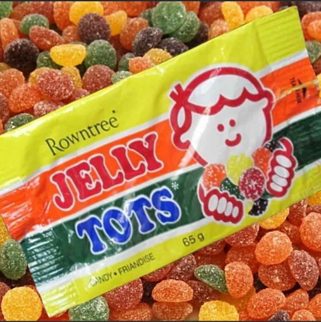Oh my god, I LOVED Jelly Tots.
Did you?