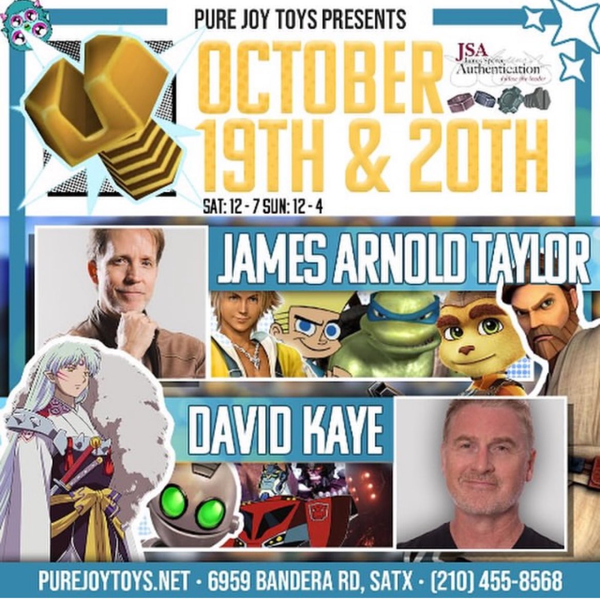 David Kaye | @DKayeVO (@dkayevo) on Twitter photo Ohhh…. ✈️ hello San Antonio! Coming’ in hot with <a href="/JATactor/">James Arnold Taylor</a> ! Looking forward to seeing everyone tomorrow and Sunday! Ohhh…. ✈️ hello San Antonio! Coming’ in hot with <a href="/JATactor/">James Arnold Taylor</a> ! Looking forward to seeing everyone tomorrow and Sunday!