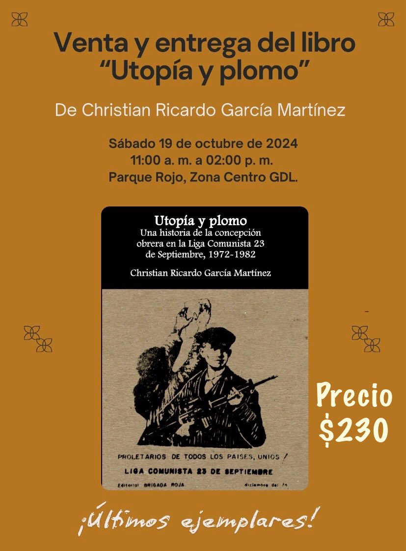 Mándame DM para apartar tu libro. ¡Últimos ejemplares en GDL!