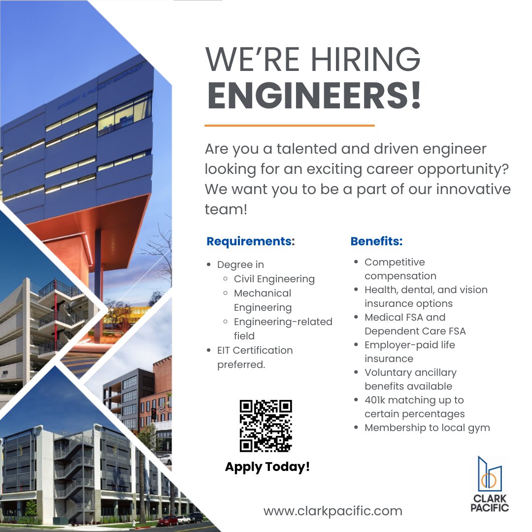 Project Engineers, ready to take your passion to the next level &amp; make a real impact? APPLY TODAY &amp; join our team of dedicated engineers who are leading exciting projects &amp; taking their ideas to the next level. 🛠️💪

#engineeringgrads #engineeringjobs #engineeringcareers