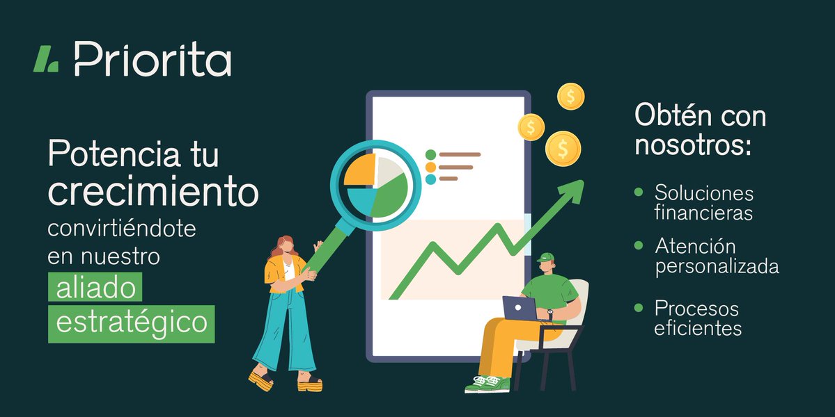 PrioritaLeasing's tweet photo. Únete a nuestros aliados estratégicos y obtén soluciones financieras a medida, atención personalizada y procesos eficientes para brindar lo mejor a tus clientes.​
Solicita tu consulta personalizada: Cel. 55 7947 7817
#Priorita #Leasing #Finanzas #SolucionesFinancieras #Eficiencia https://t.co/u3pQD8WdcM