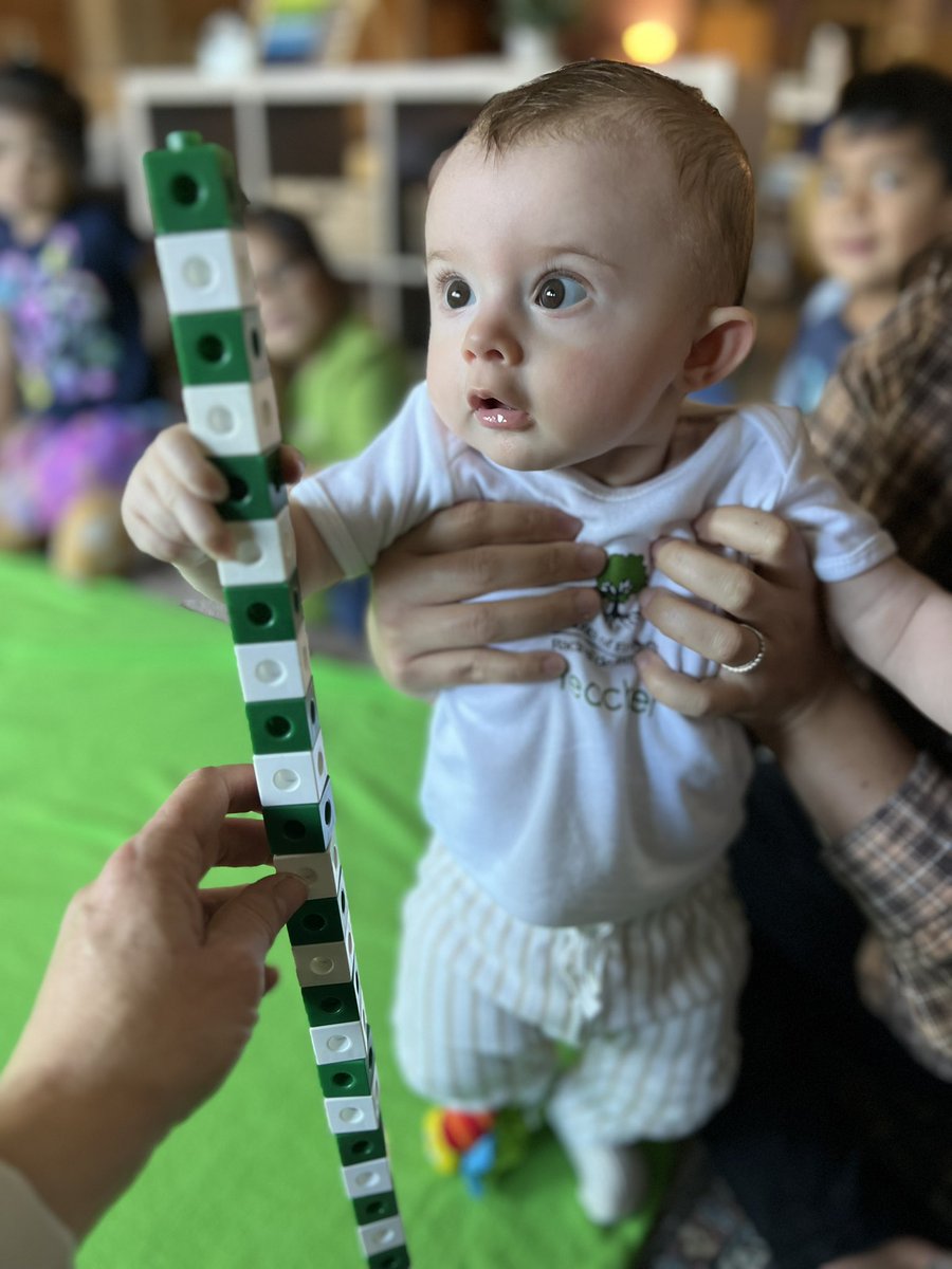 VSchock's tweet image. What a special @RootsofEmpathy  visit with our #TinyTeacher today. We made Baby E feel so comfortable that she shared smiles &amp;amp; stories with us. 
She loved our singing too! 💚 @ostrom_ms @birch_kinders @StIsabelOCSB @OttCatholicSB #BeCommunity #ocsbJoy #ocsbK