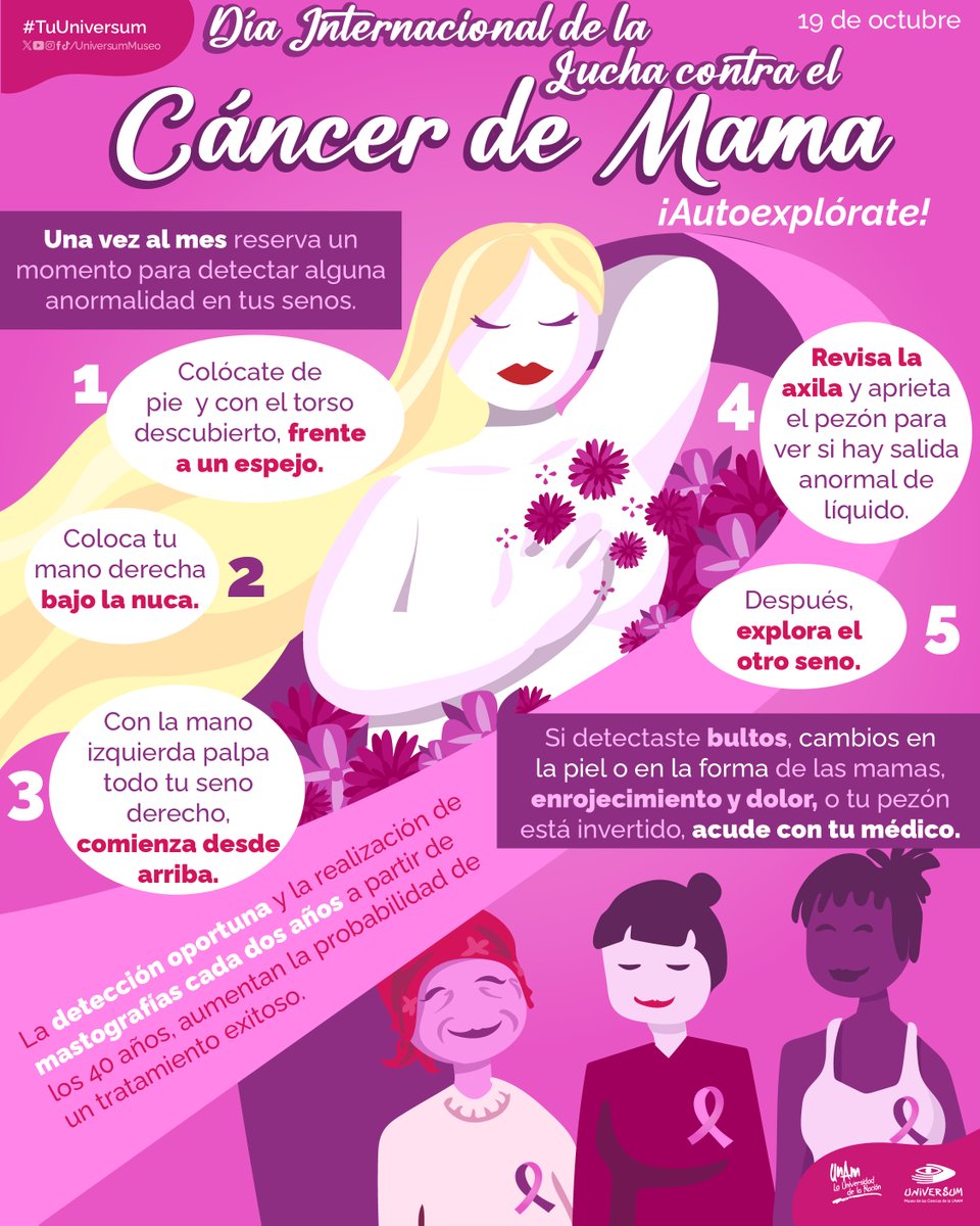 UniversumMuseo's tweet photo. Busquemos que todas se realicen un diagnóstico o tratamiento oportuno para prevenir el desarrollo de esta enfermedad. 🙋‍♀️🩷

#TuUniversum https://t.co/25bNY2sKVn