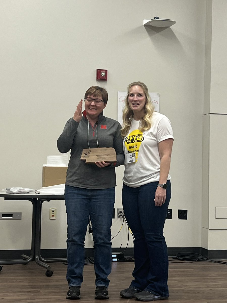 NATS_Science's tweet photo. Congratulations to our Catalyst Award winners! These are leaders in science education who have made waves in education in Nebraska. Congrats Betsy Barent and Erin Ingram! @bbarent @eriningram #NATS2024 #NebSciNats https://t.co/XWSp3PQKgi