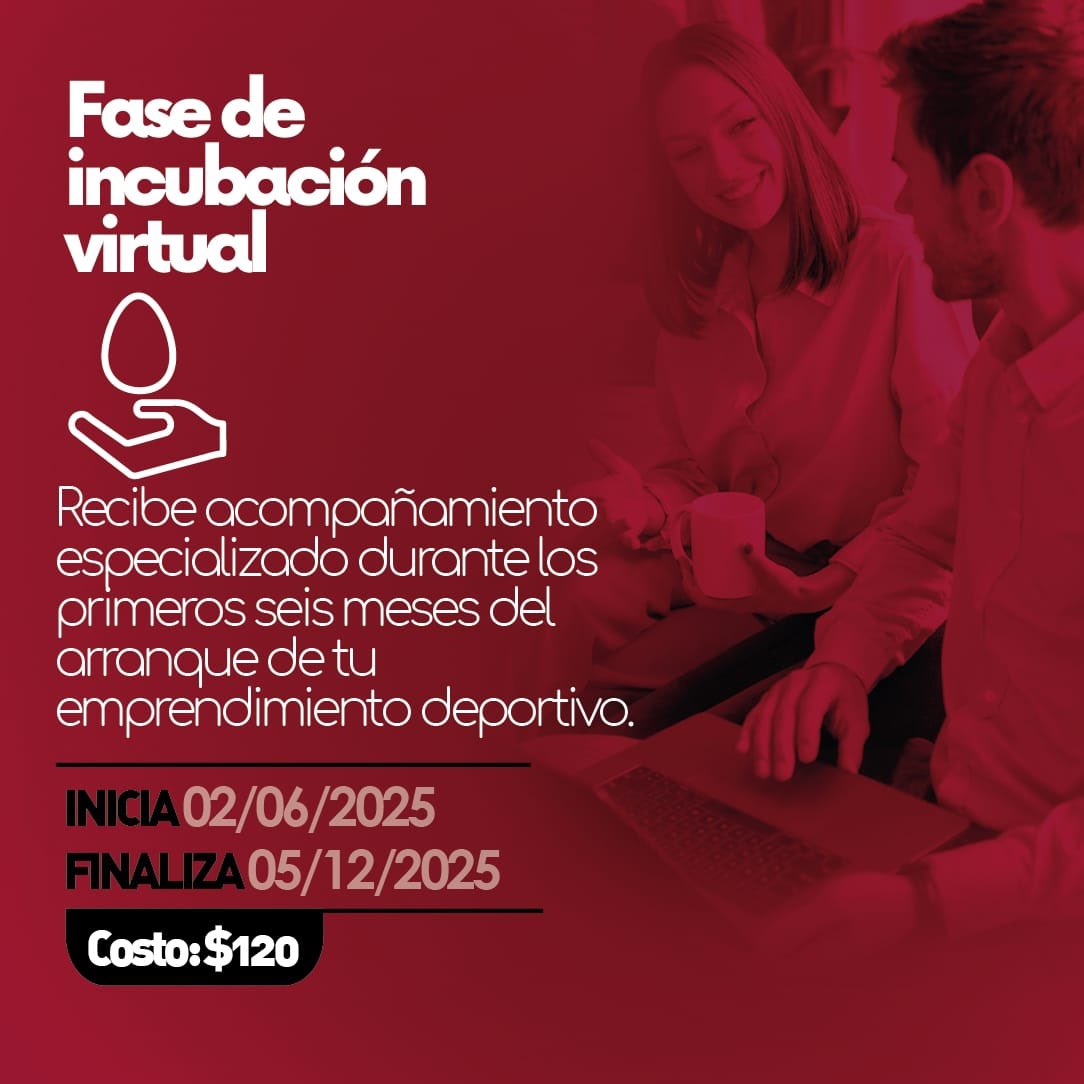Participa en la I edición del Laboratorio Virtual para el Emprendimiento Deportivo de la ULA #Merida

De que tratará esta novedosa propuesta de negocio? 👇🏼 aquí te explicamos en qué consiste.

Inscríbete Ya!