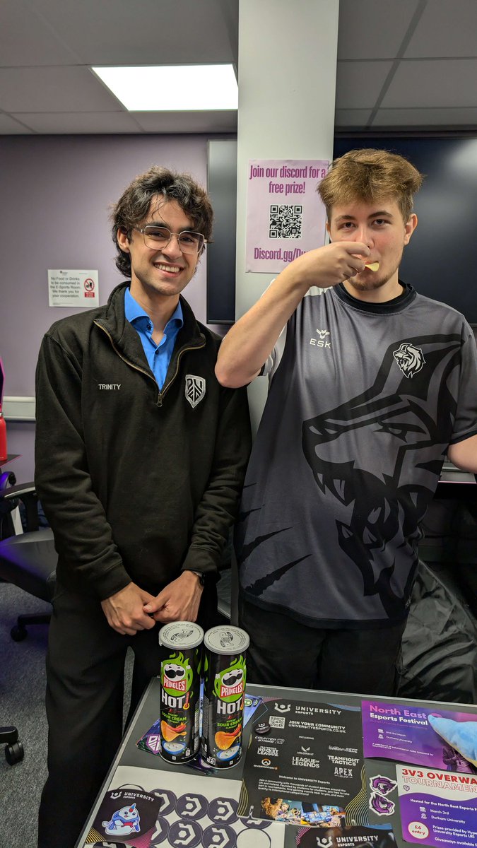 And finally, massive thanks to <a href="/Pringles_UK/">Pringles UK & Ireland</a> for sponsoring us at Sports' and Freshers' Fair!