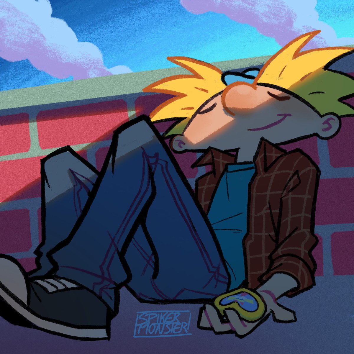 spikermonster's tweet photo. head in the clouds... ☁️ happy #heyarnold month everyone! https://t.co/NFHdVmEjYh