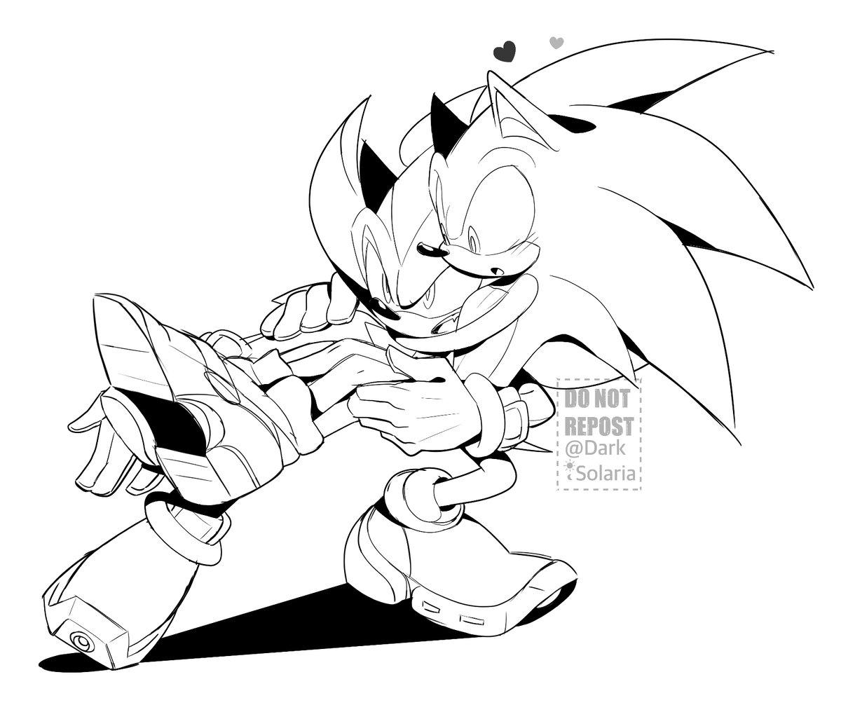 Shadow is so strong that he can carry Sonic with one hand 💪💖 #sonadow