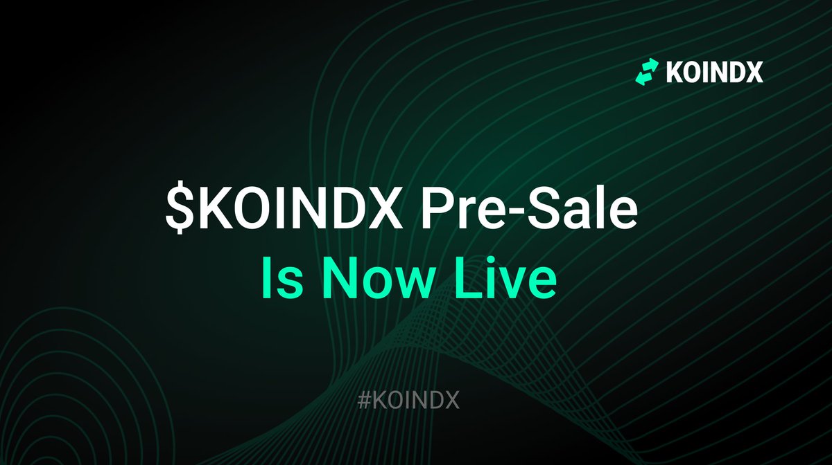 koindx's tweet photo. 😎 $KOINDX Pre-Sale is now Live! Don’t miss out on the chance to be part of a gasless, user-first DEX that rewards its community. Secure your share in KoinDX and start benefiting today. Go to https://t.co/vXW4Aq13st and be part of the DeFi future! https://t.co/xYc1FoH27E