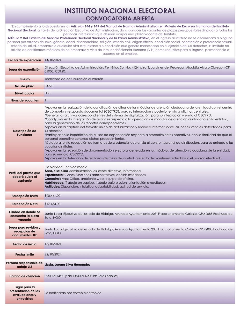 HidalgoIne's tweet photo. 📢 #AvisoImportante
¿𝐐𝐮𝐢𝐞𝐫𝐞𝐬 𝐭𝐫𝐚𝐛𝐚𝐣𝐚𝐫 𝐞𝐧 𝐞𝐥INE Hidalgo?
Consulta los requisitos 👇 https://t.co/p7gjYlh2nh