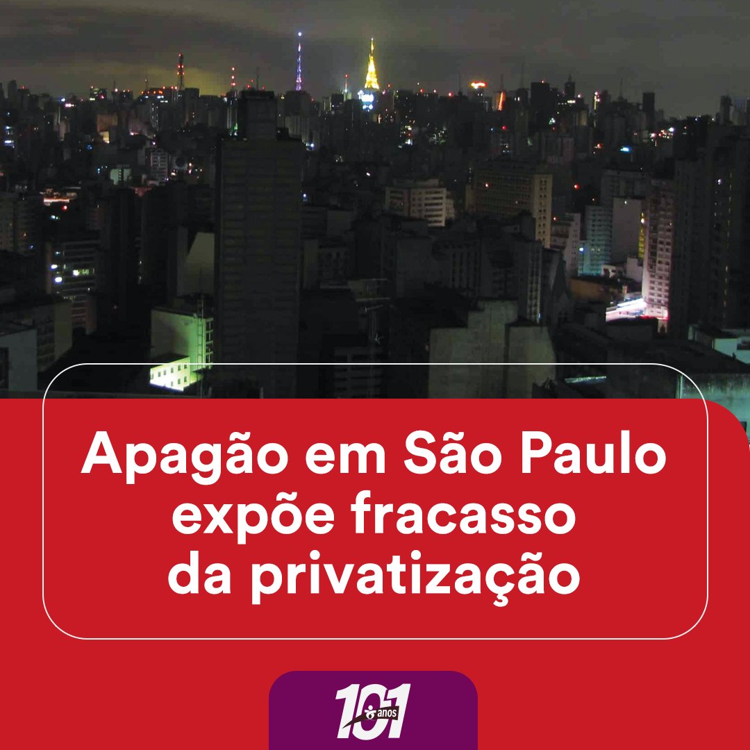 O prazo dado pelo Ministério de Minas e Energia para que a Enel religasse totalmente a energia em São Paulo terminou nesta quinta-feira 17. Ainda restam, porém, 36 mil imóveis sem energia. Saiba mais: bit.ly/3YpKwK5