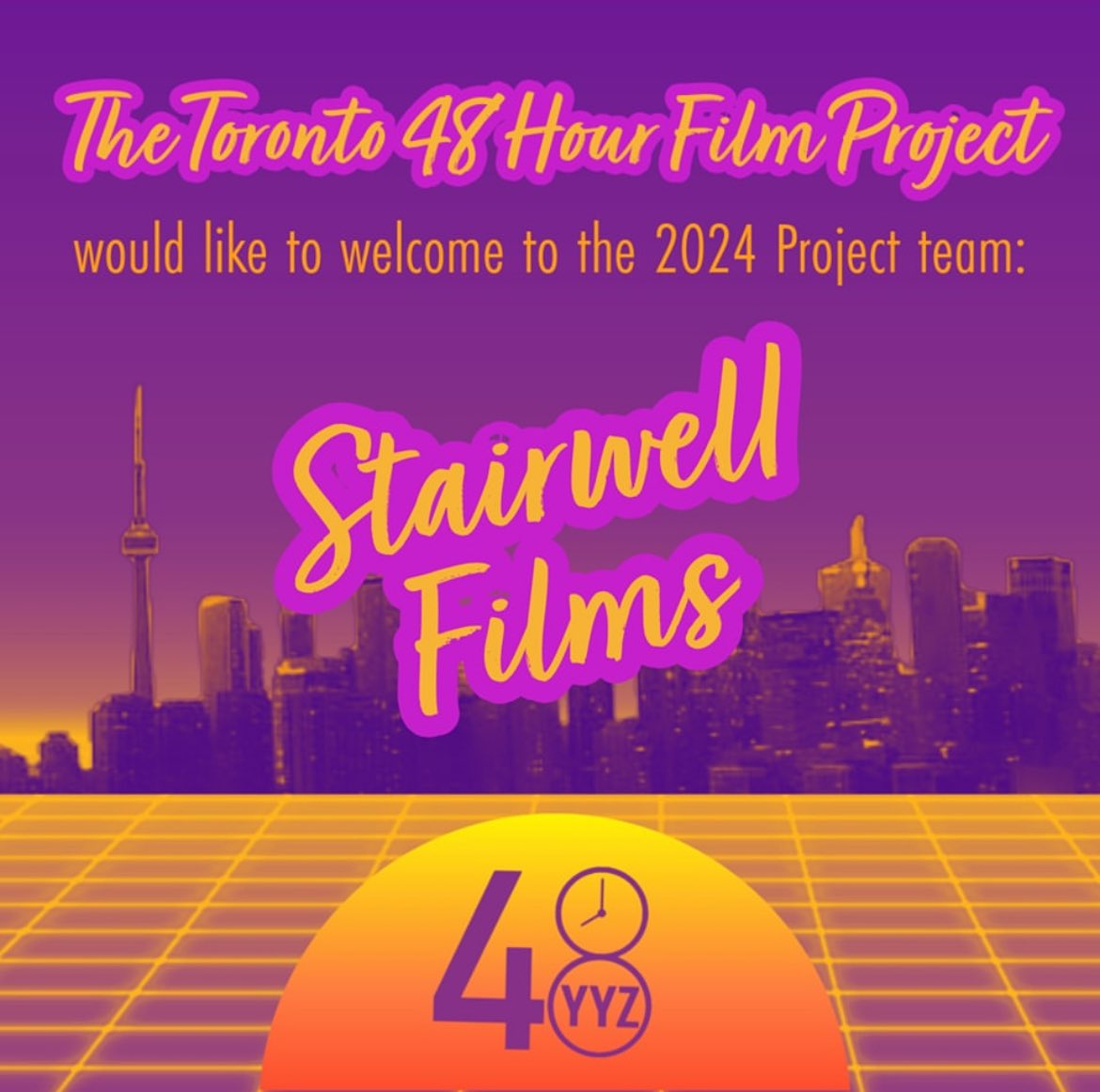 StairwellFilms's tweet photo. We’re excited to participate in @Toronto48HFP’s 48 Hour Film Project for the third time! Who knows what we’ll come up with?! https://t.co/ONkNP7Q2bz