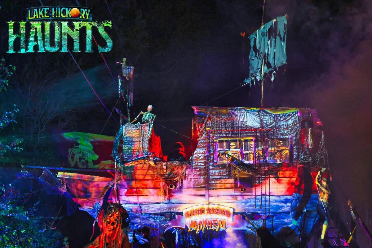 LakeHickoryHnts's tweet photo. #LakeHickoryHaunts #hauntedhouse #attraction is OPEN FRI, SAT, and SUN, featuring the #MysteryMachine from #ScoobyDoo and the #ECTO 1 from #Ghostbusters 👻 Get Tickets and plan your visit at https://t.co/YeegqRFpy2 🎃 &amp; #BEPREPAREDTOBESCARED #spooky #spookymonth #halloween2024 https://t.co/XB5ElzaZIx