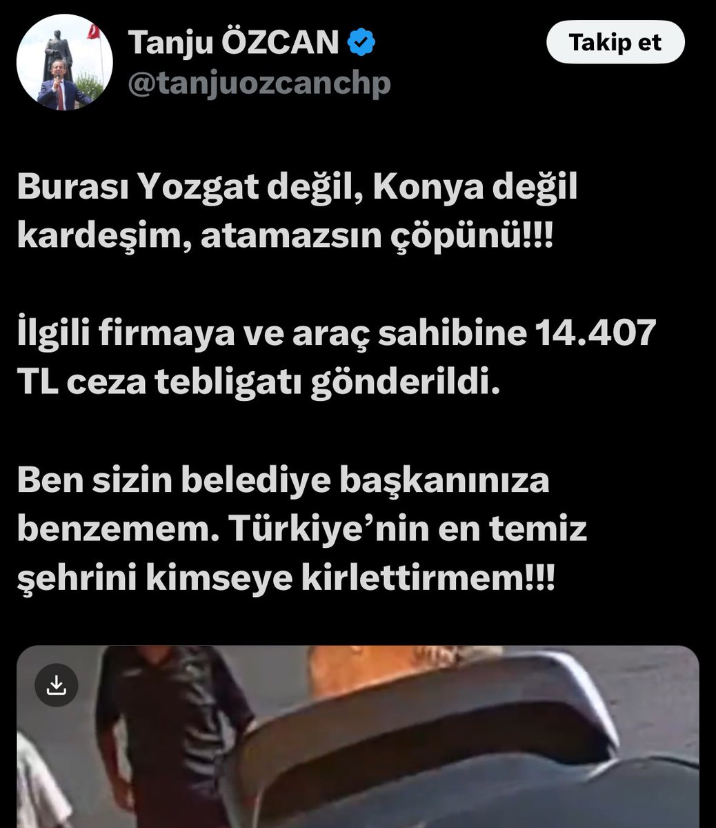 Bolu halkına olan saygımıza gölge düşürmeyin. 

Konya size 5 numara büyük gelir.  

Polemik siyasetiyle şehir yönetmek bizim buralarda çok eskide kaldı. 

İzmarit toplamayı belediyecilik kabul eden vizyonunuza büyük gelmezse 

⭕️ Katı Atık Düzenli Depolama ve Enerji Üretim