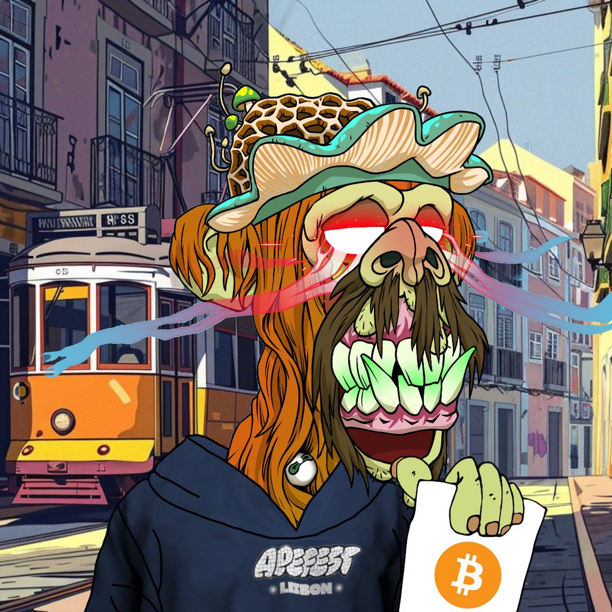 JMJM620's tweet photo. Apefest in Lisbon🇵🇹—now it all makes sense! This is where the Portuguese set sail to explore new worlds🌍 now apes 🦍are building the Web3 Space🚀

#Apefest2024 #Lisbon #Web3 #NFT 
@BoredApeYC @yugalabs https://t.co/mkfgYVORoH