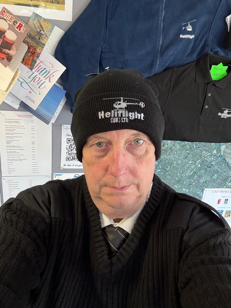 Heliflight Beanie hats now available £20 each and Heliflight Body Warmer/Gilet now available S, M, L &amp; XL only £40. 
Both make great Christmas Gifts 🎁.
Thanks for modelling Nick!😀