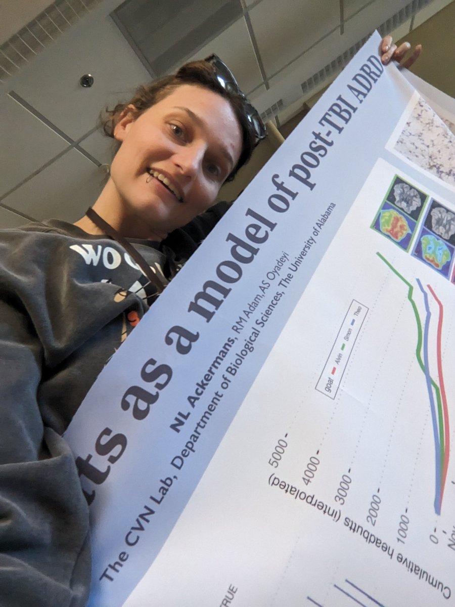 Poster fit check before heading out for the Allen Institute Evo Neuro lake conference! <a href="/LakeConferences/">Lake Conferences</a> . 
Do we have a hashtag yet?