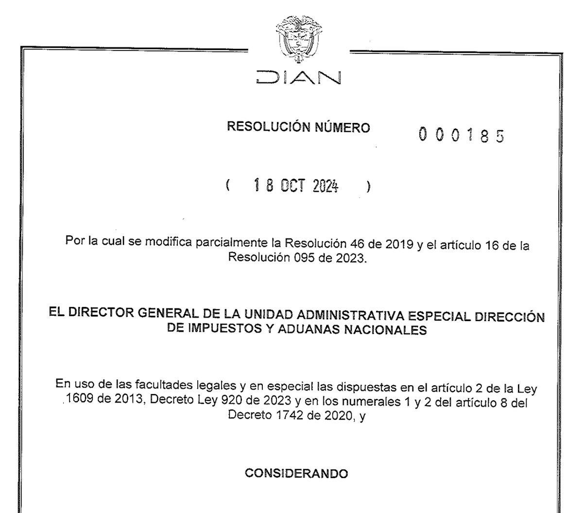 ZonaFrancaAndi's tweet photo. 🚨 Nueva regulación

La @DIANColombia expidió la Resolución 185, actualizando aspectos clave de la Resolución 46 del régimen aduanero. Esto es muy relevante para las operaciones de exportación desde #ZonasFrancas hacia el TAN y el exterior.

👉https://t.co/Rr3LZlat87 https://t.co/IS0YJN5v1y