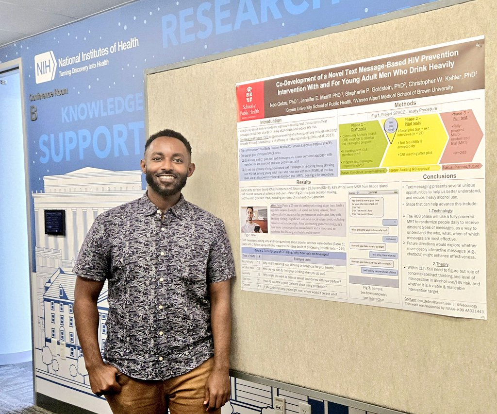 Neooology's tweet image. Sharing the latest and greatest from our ongoing Project SPACE text messaging intervention at the HIV prevention @NIAAAnews workshop