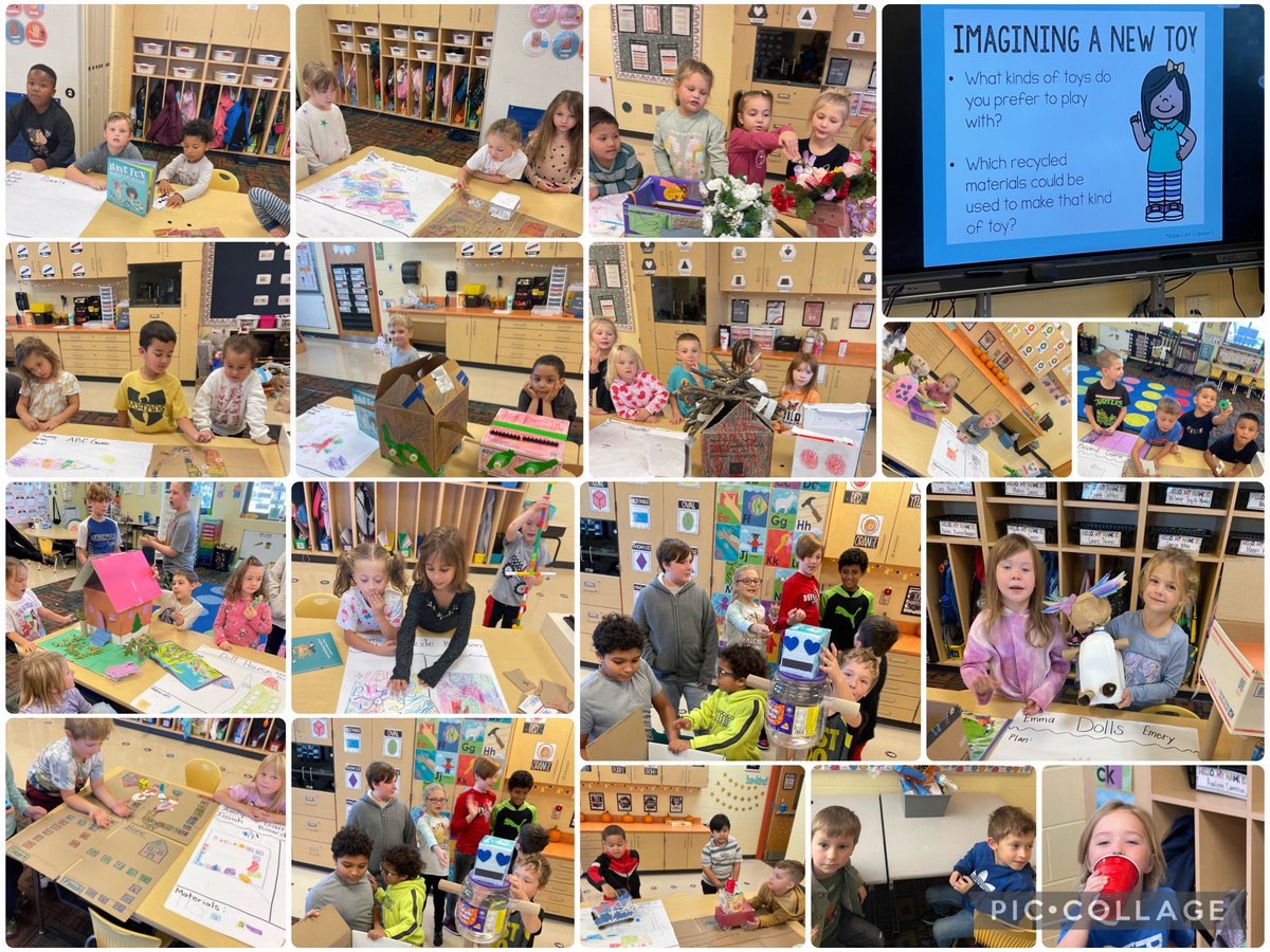 LNPrincipalHCSD's tweet photo. @Hamilton_LN Kindergarten students CRUSHED their EL performance task of designing a new toy and presenting it to us today! @Hamilton_EleIns We cannot wait to see what these students accomplish as they continue to grow! 🐆💙🐾 https://t.co/hLHIOVupqH