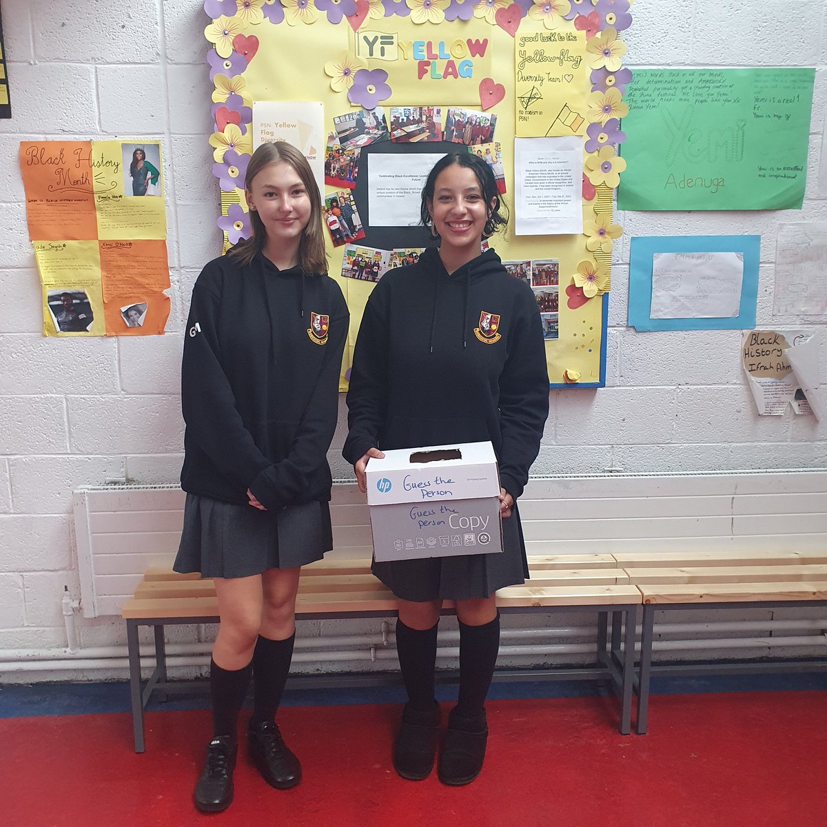 PSNeasain's tweet photo. Another successful Black History Week. A big thanks to the Yellow Flag Team for their hard work this week. @YFProgramme #BlackHistoryWeek https://t.co/1733n3wv6E