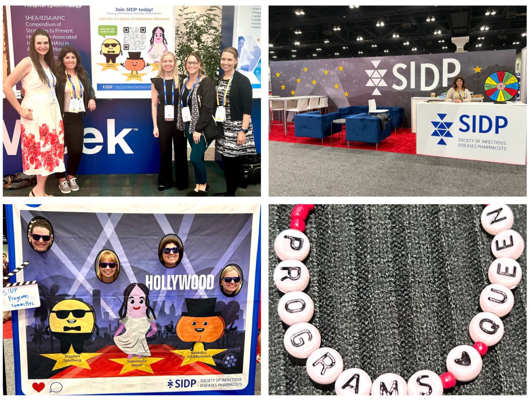 Opening soon‼️ Head over to the exhibit hall to the <a href="/SIDPharm/">SIDP</a> booth for free swag, friendship bracelets, &amp; take a photo with your #IDAListers at the photo wall! #IDWeek2024 #SIDP2024