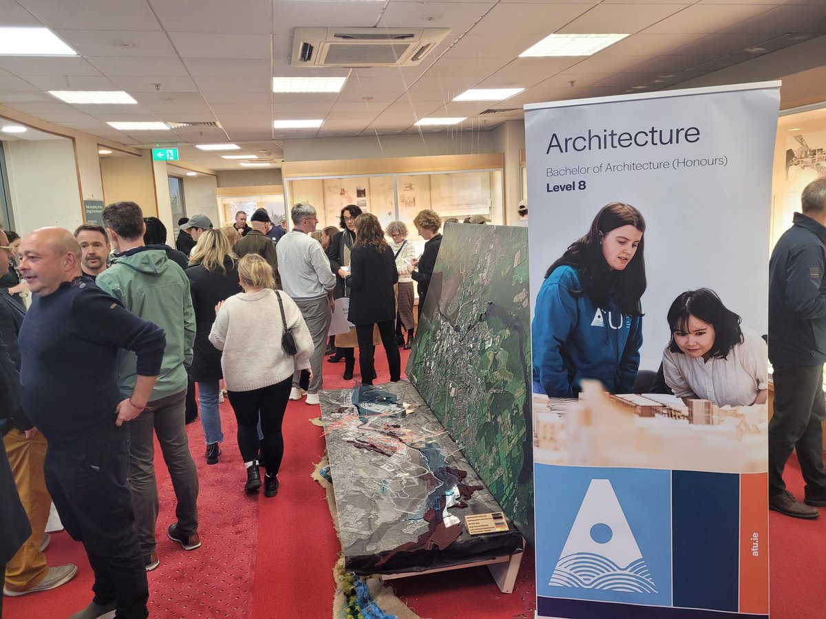 atusligo_ie's tweet photo. We're excited to showcase the work of our talented architecture students in The Canopy, Sligo! 🎉🎊 #ATUSligo #AtlanticTU #architecture https://t.co/U50Ob4ANdR