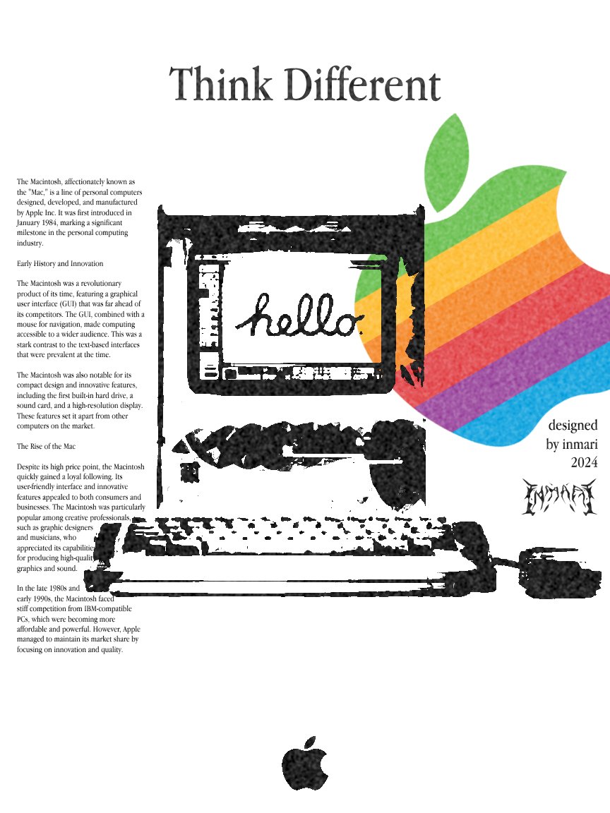 INMARIPROJECT's tweet photo. THINK DIFFERENT https://t.co/yPtxMuaWT9