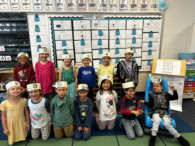 Mrs. Winarski's class has been learning about how school is a system in Social Studies. Today they got to pick a person from school to be!