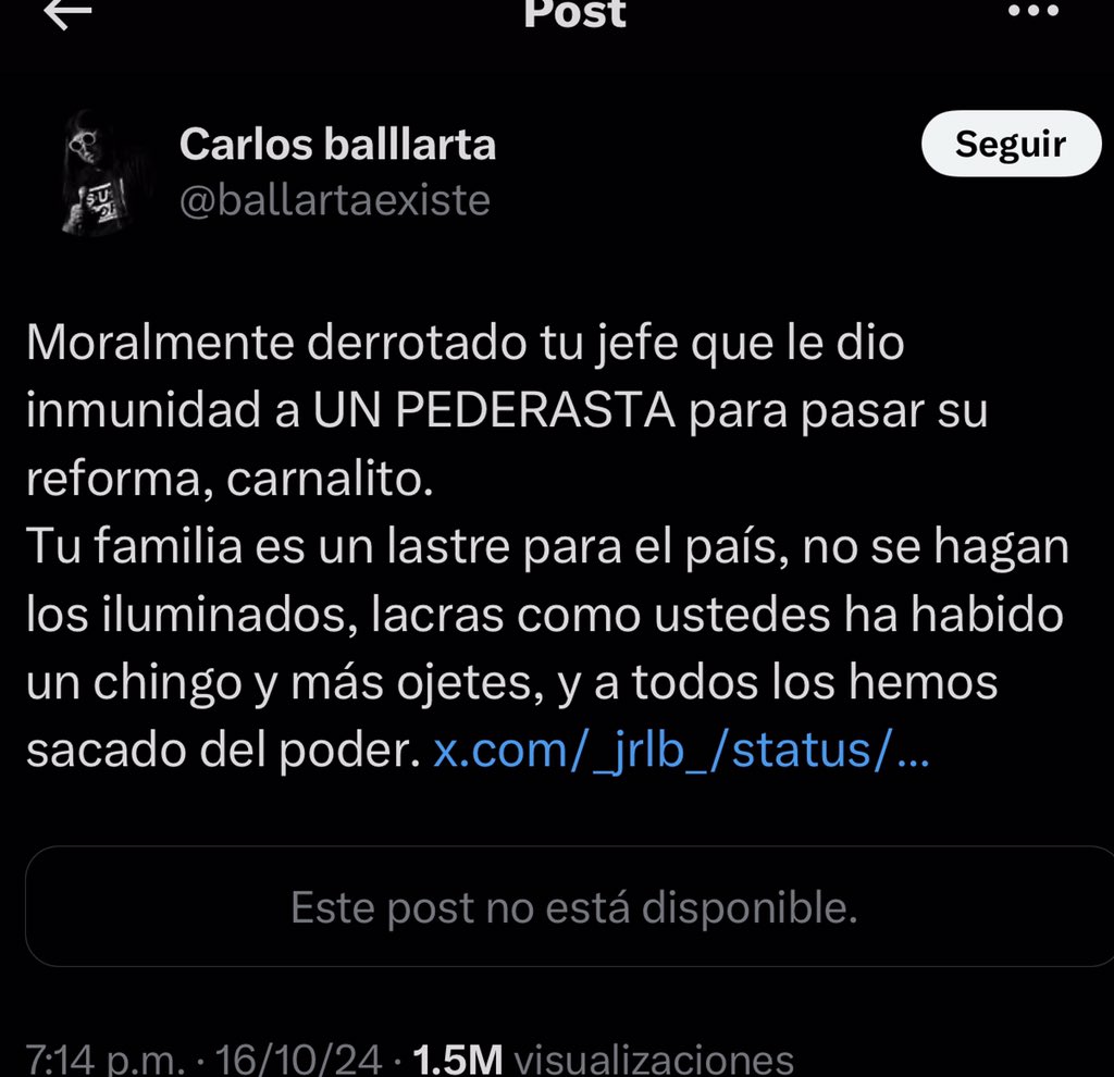 MaldarkMx's tweet photo. Habiendo tantos idiomas en este mundo y Carlos Ballarta decidió hablar con el de la verdad. 

Que gozada ver que hizo emperrar al bodoque del bienestar y a todos los chairos. https://t.co/UOs3oypNU4