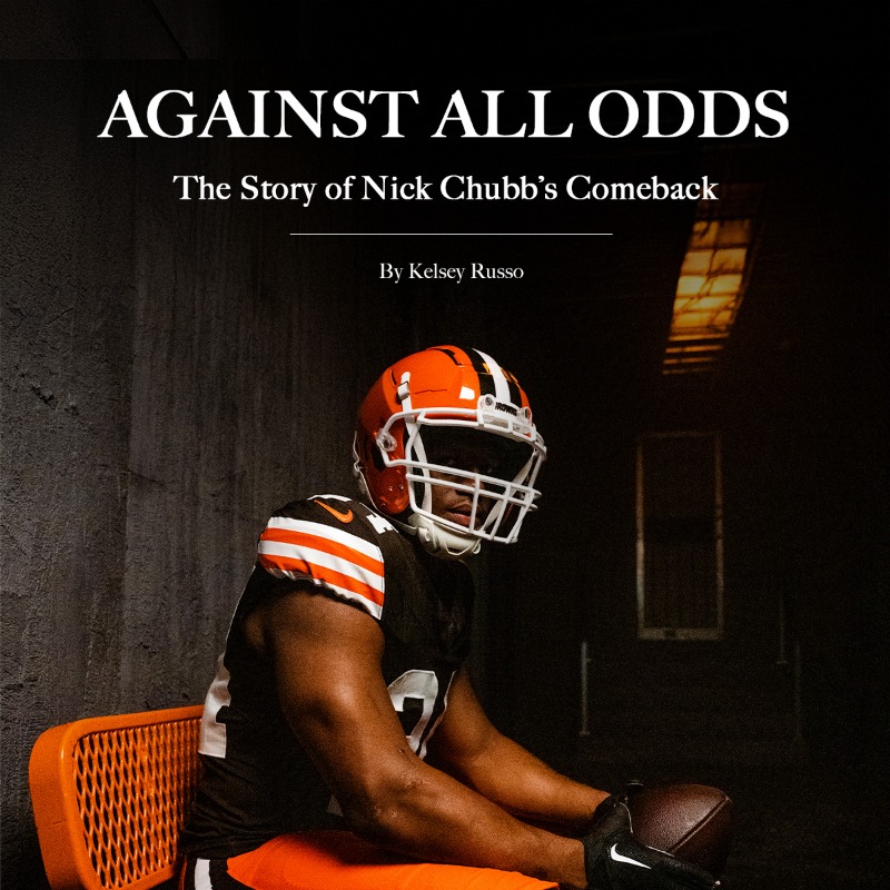 Browns's tweet photo. The journey of @NickChubb's road to recovery and return.

Read the exclusive story 📰⤵️