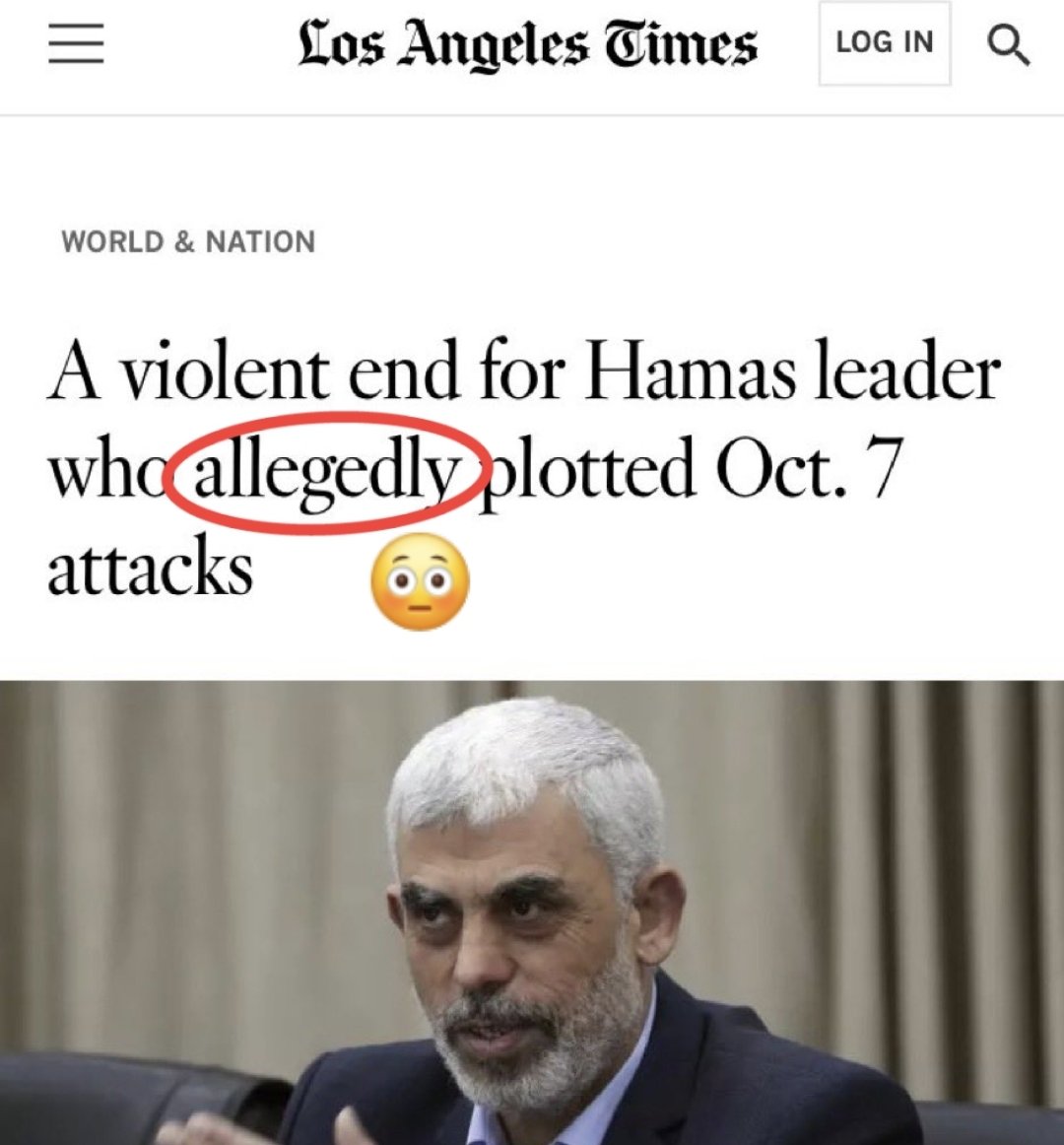 DrEliDavid's tweet photo. New York Times: We are the most biased American media

Los Angeles Times: Hold my beer 🍺
_ https://t.co/SZsJrBoNGV