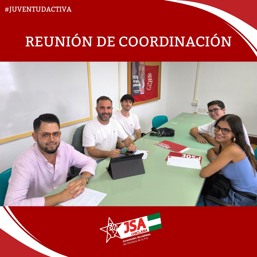 Reunión muy productiva, escuchando las inquietudes de la juventud chiclanera. Vamos a seguir alzando la voz y luchando por las necesidades que tiene la juventud andaluza y para ello esperemos contar con todo aquel que quiera participar, escuchar y lo mas importante, SER ESCUCHAD@