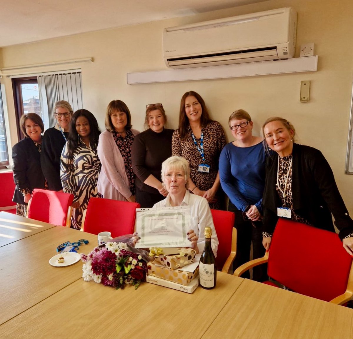 Nicola Smith (@nicolas75564801) on Twitter photo Lovely afternoon celebrating Elaineβs retirement after 23 years at LSCFT! A big loss to us in C&W but wishing Elaine a very happy retirement ππ
<a href="/debrabretherto3/">debrabretherton</a> <a href="/WeAreLSCFT/">Lancashire & South Cumbria NHS Foundation Trust</a> <a href="/AbiHiltonNHS/">Abi Hilton</a> <a href="/ManojRajagopal/">Manoj Rajagopal</a> Lovely afternoon celebrating Elaineβs retirement after 23 years at LSCFT! A big loss to us in C&W but wishing Elaine a very happy retirement ππ
<a href="/debrabretherto3/">debrabretherton</a> <a href="/WeAreLSCFT/">Lancashire & South Cumbria NHS Foundation Trust</a> <a href="/AbiHiltonNHS/">Abi Hilton</a> <a href="/ManojRajagopal/">Manoj Rajagopal</a>