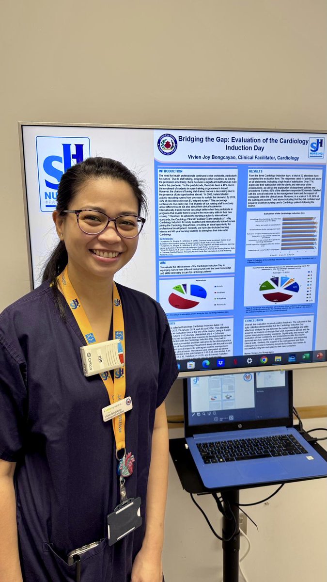 VjoyDabs's tweet photo. An honor to be part of the #SJHNursing Conference celebrating Diversity, Equity, Inclusion and Belonging. Congratulations to the winning posters 👏 Kudos to the organising committee for a very successful event👏@stjamesdublin @SJHDoN 
Special thanks to @adrian_d23 https://t.co/CBwIvaEOdk