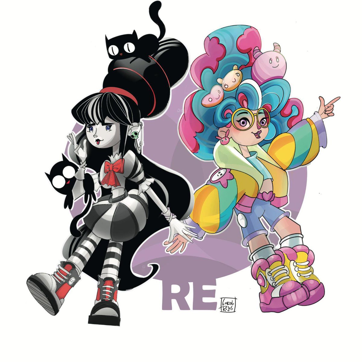 Os presentamos el boceto infantil de la Falla Exposición para las #Fallas2025 💥

"Re" falla de Gonzalo Rojas para Sección Especial 🎨

#LaHistoriaContinua