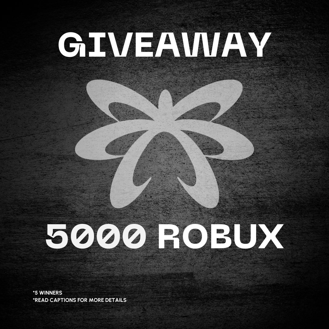 REB3LCorp's tweet photo. 🚨 GIVEAWAY ALERT! Want in? Follow these steps:

- Follow us &amp; like this post
- Repost this post
- Drop a screenshot of your REB3L gear in the comments with your Roblox username 

*Giveaway ends in 1 week.

#RobloxGiveaway #REB3LGiveaway #REB3L #Robux https://t.co/HinKexYaOv